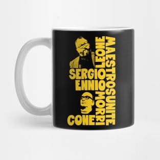 Sergio Leone and Enio Morricone - Maestros Unite Mug